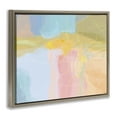 thumbnail image 4 of Stupell Industries Pastel Collaged Pattern Abstract Painting Brown Floater Framed Canvas Art Print Wall Art, 21 x 17, 4 of 10