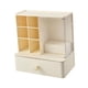 thumbnail image 3 of Organizador de escritorio pequeño con cajón para maquillaje, tocador y joyas. beige, 3 of 9