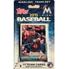 Miami Marlins 2015 Topps Factory Sealed 17 Card Team Set