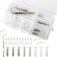 Glasses Repair Kit, EEEkit Screw Nut Nose Pad Set, Assortment Kit Set, Eyeglass Assorted Tiny