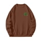 thumbnail image 3 of Ceisia Men's St. Patrick's Day Clover Print Sweatshirt | Relaxed Winter Festive Casual Pullover Gift, 3 of 5
