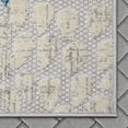 thumbnail image 2 of Well Woven Senna Grey Floral Indoor/Outdoor High-Low Pile Runner 2'7" x 9'10", 2 of 5