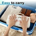 thumbnail image 4 of Estuche de viaje acolchado Unique Bargains compatible con Dyson, bolsa de tocador para herramientas de rizador de cabello y accesorios, estuche colgante con gancho 1 Pc Blanco, Rosa, 4 of 7