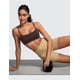 thumbnail image 4 of Sostén CRZ YOGA Butterluxe con tirantes delgados ajustables Marrón XS, 4 of 5
