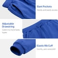 thumbnail image 2 of BIG ELEPHANT Boys Sweatpants, Cotton Sports Jogging Pants with Pockets and Drawstring, 3 pack (6-15Y), 2 of 7