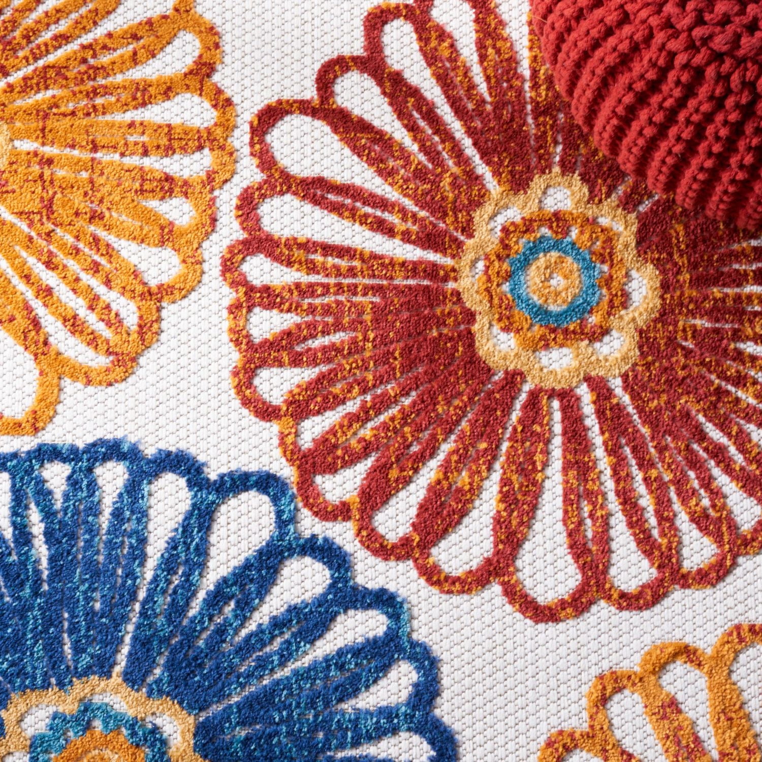 SAFAVIEH Cabana Aria Floral Outdoor Area Rug