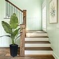 thumbnail image 3 of Artificial Traveler's Palm, 5FT, 1 or 2 plants, with black flower pots. Suitable for indoor and outdoor placement, such as offices, gardens and other spaces for decoration., 3 of 6