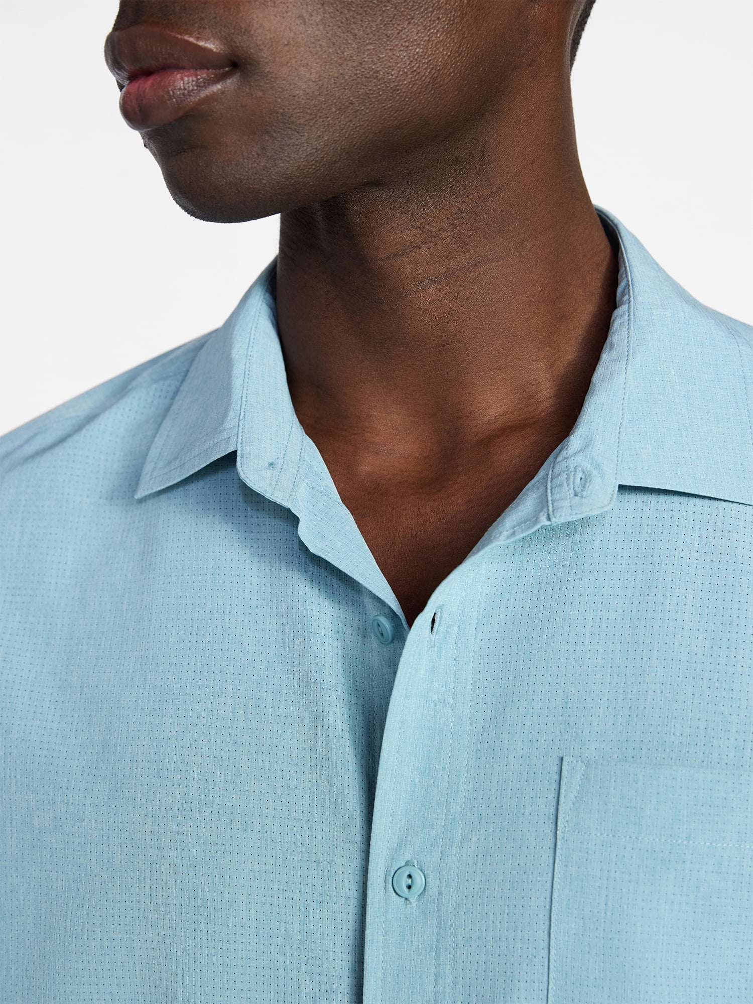 George Men's Commuter Shirt with Short Sleeves, Sizes S-3XL