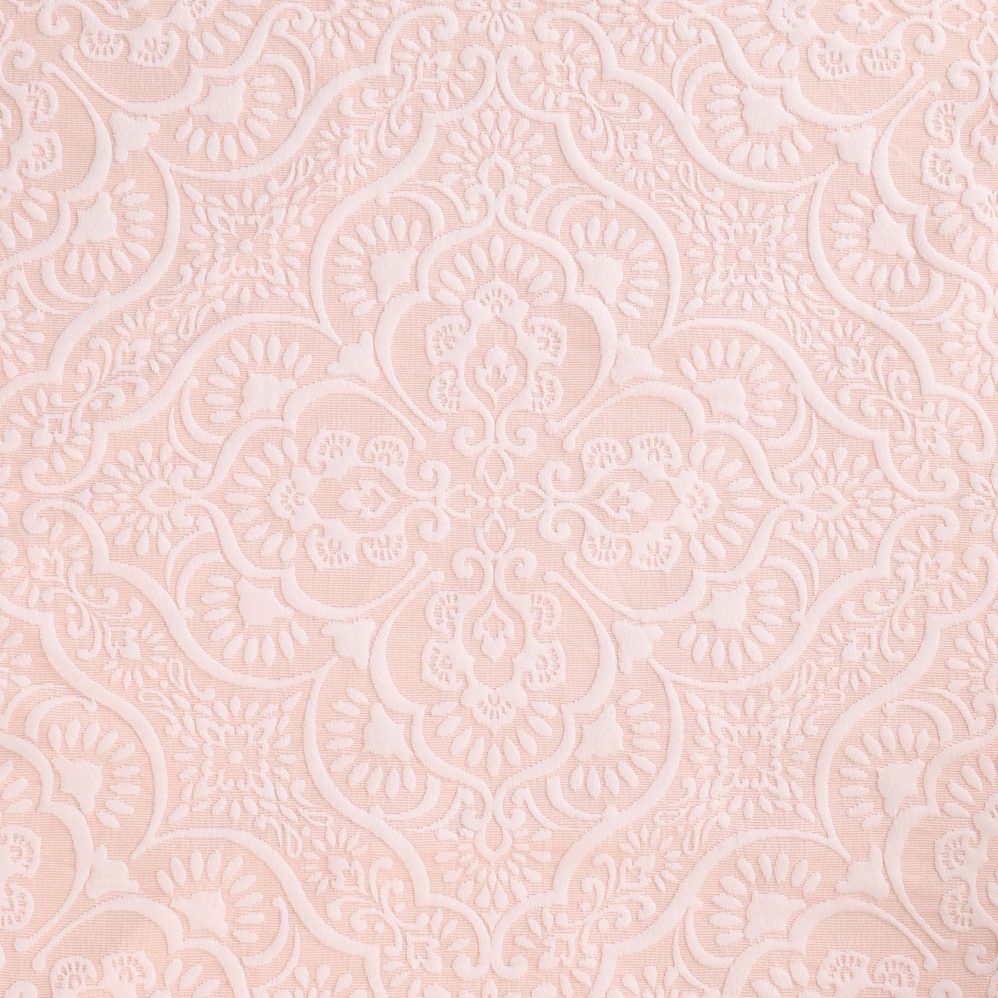 Superior Enzy Floral Matelasse Bedspread and Sham Set, 3-Piece Soft Textured Jacquard Bedspreads, California King, Peach