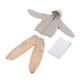 thumbnail image 3 of Figura masculina a escala 1/12, ropa informal para hombre, traje deportivo clásico para 6 Caqui, 3 of 9