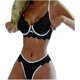 thumbnail image 2 of Lingerie For Women Mesh Lingerie Set For Women For Sex Naughty Sexy See Through Teddy Party Costume Gift, 2 of 5