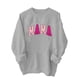 thumbnail image 4 of Sudadera Penkiiy Mama Mujer Glitter Patch Mama Crewneck Sudaderas Mama Print Manga Larga Moda Suelta Suéter XL Gris, 4 of 7