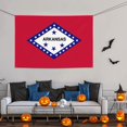 thumbnail image 3 of DouZhe America Usa Arkansas State Flag Sign Banner, Blue Stars Hanging Banners Backdrop Festive Party Decor for Indoor Outdoor, 47 x 71 Inches, 3 of 7