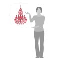 thumbnail image 2 of Vinatage Antique Decorative Chandelier Wall Decal Sticker, 2 of 4