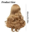 thumbnail image 3 of WEIWEIGG 26Inch Long Wavy Blonde Wig for Women, Synthetic Wig with Adjustable Cap, Comfortable Mesh, Natural Shine, Ideal for Daily/Halloween/Cosplay, 3 of 9