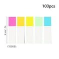 thumbnail image 2 of Tyidzon 100Pcs Page Markers Colored Sticky Tabs Arrows Mark Book Tabs for Page Marking, Stickers Tabs for Notebooks, Sticky Note for Page Marker Teacher Supplies, 2 of 6