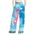 thumbnail image 6 of Bovemsi Wide Leg Pants Woman Wear The Cause Boldly: Breast Cancer Awareness Wide Legs Travel Pants, 6 of 9