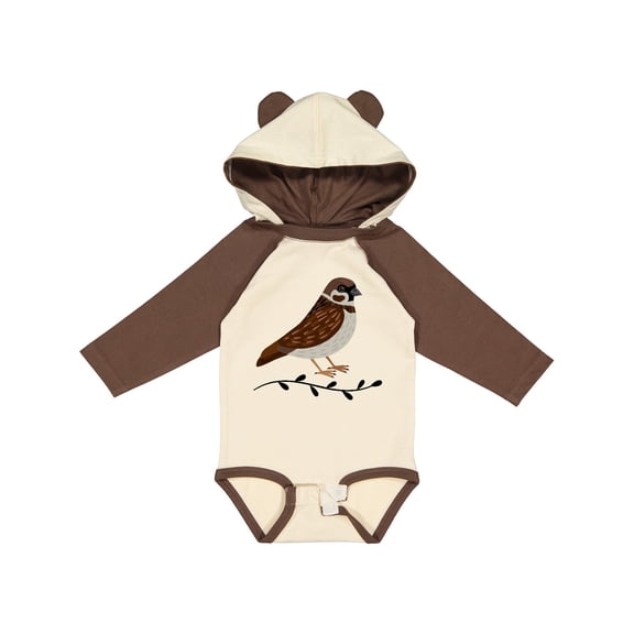 Inktastic Song Bird Nature Lover Wildlife Boys or Girls Long Sleeve Baby Bodysuit