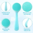 thumbnail image 5 of PATOPS 2PCS Silicone Facial Cleansing Brush Manual Scrubber Exfoliating Brush for All Skin Type, 5 of 6