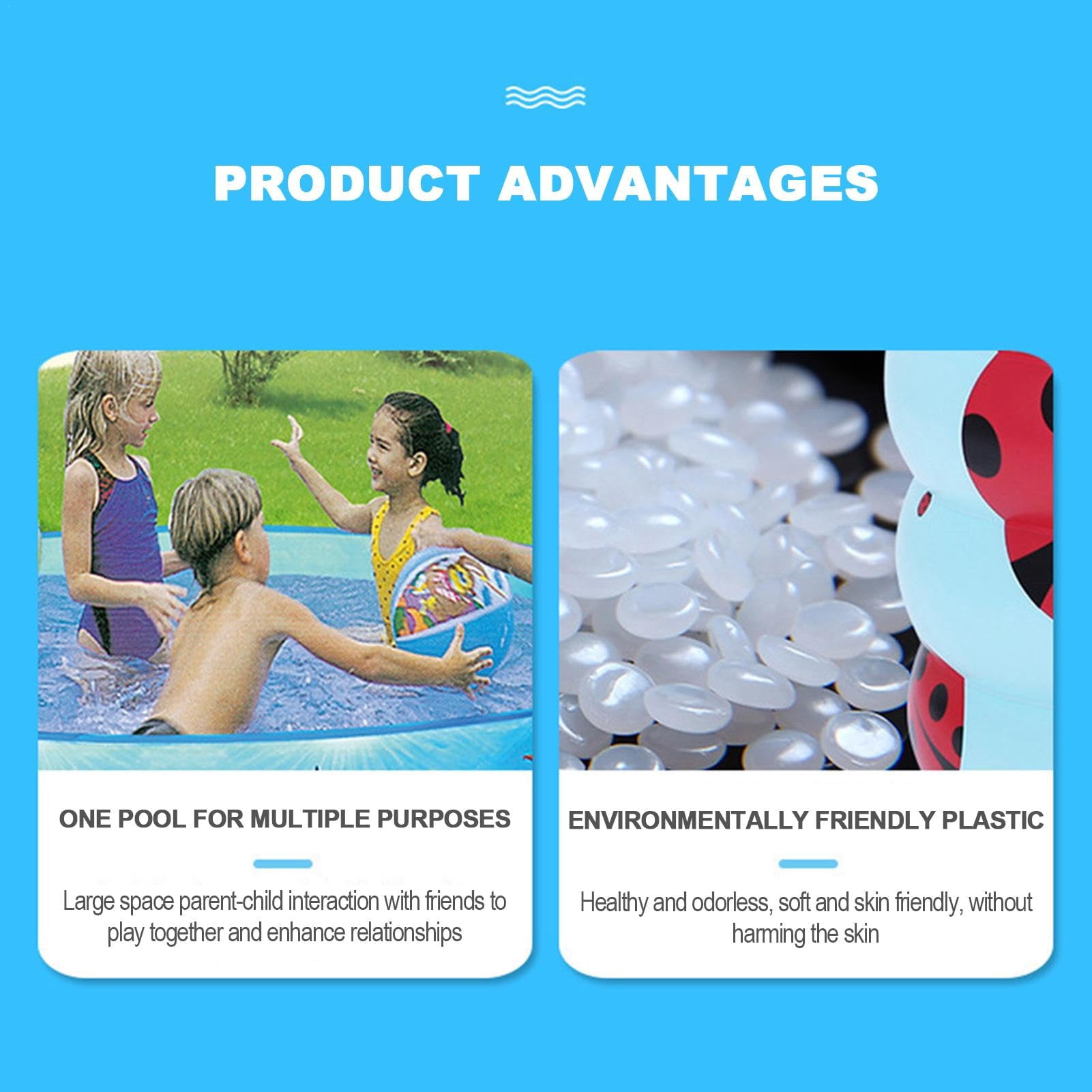 Foldable Dog Pool,Portable Swimming Pools for Kids,Non-Inflatable Bathing Tub,Thickened Outdoor Kiddie Pool,Non-Slip Kids Pool,Pets Wading Pool for Small Dogs,Cats