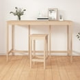 thumbnail image 1 of vidaXL Table de Bar 180x80x110 cm Bois Massif Pin, 1 of 5