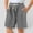 Grey, variant on Girls Shorts Loose Fit Yellow Shorts High Waisted Summer Kids 6-7 Years