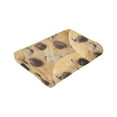 thumbnail image 6 of Chocolate Chip Cookie Blanket Gifts For Kids Adults - Lightweight Throw Blanket For Bedroom Living Room Decor Soft Fuzzy Fleece Cozy Plush Bed Couch 50"X40", 6 of 7