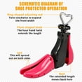 thumbnail image 6 of 2 Pcs Boot Shoe Stretcher Wide Feet for Men Women Adjustable Length and Width Professional Shoe Stretcher for Women Size 7-12 Men's 6-10, 6 of 10