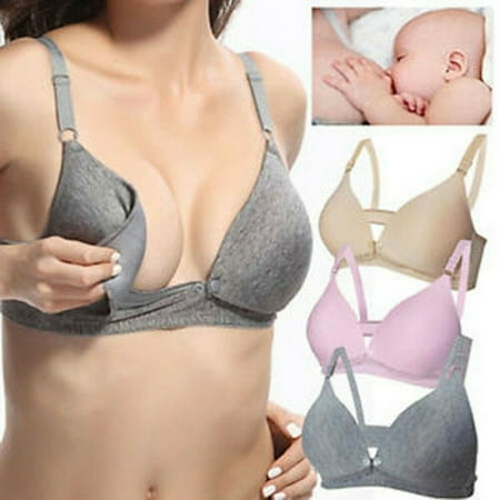 

Maternity Pregnant Nursing Bra Underwired Breastfeeding Bras Baby Feeding