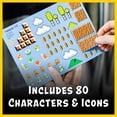 thumbnail image 3 of Paladone Super Mario Bros. Fridge Magnets - Features 80 Magnetic Characters and Icons, 3 of 10