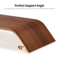 thumbnail image 2 of SAMDI Bamboo Desktop Riser for iMac, Monitors, and Laptops - Durable Wooden Stand with 30kg Capacity, Universal Fit for All-in-One PCs, Compact Design (52x23x9.5cm), 2 of 6