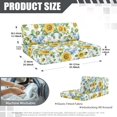 thumbnail image 7 of Uorisanigo RV Dinette Cushions Covers, Sunflower Printed Seat Cover Camper Cushion Cover Dinette Booth Seats Include 1 Backrest & 1 Bench Covers, Stretch Fabric Sofa Seat Slipcovers, 7 of 7