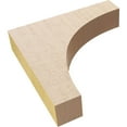 thumbnail image 6 of 2"W x 10"D x 10"H Thin Huntington Rough Cedar Woodgrain TimberThane Corbel, Primed Tan, 6 of 6