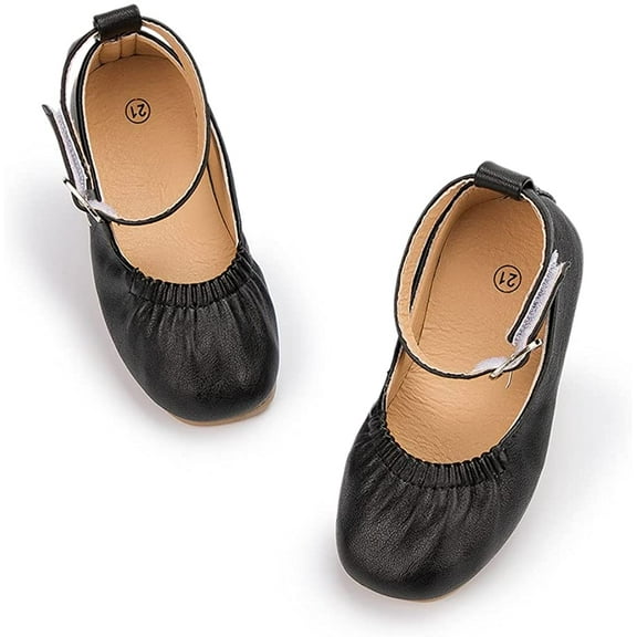 Toddler Little Girl Mary Jane Dress Shoes Ballet Flats for Girl Party School Shoes Bowknot Princess Shoes