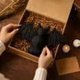 thumbnail image 6 of Woven Bat Candle Holder Halloween Home Decor Tabletop Centerpiece Decorative Ornament for Seasonal Party Indoor Atmospheric Lighting, 1Pack Bat Candle Holder #A, 6 of 7