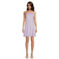thumbnail image 2 of No Boundaries Juniors' High Neck Lace Dress, Sizes XS-XXXL, 2 of 5