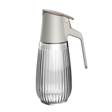 

greenhome 580ML/ Oil Bottle Large Capacity Good Sealing Leakproof Food Grade Ergonomic Handle Detachable Auto Flip Automatic Oil Dispenser Bottle Kitchen Supplies