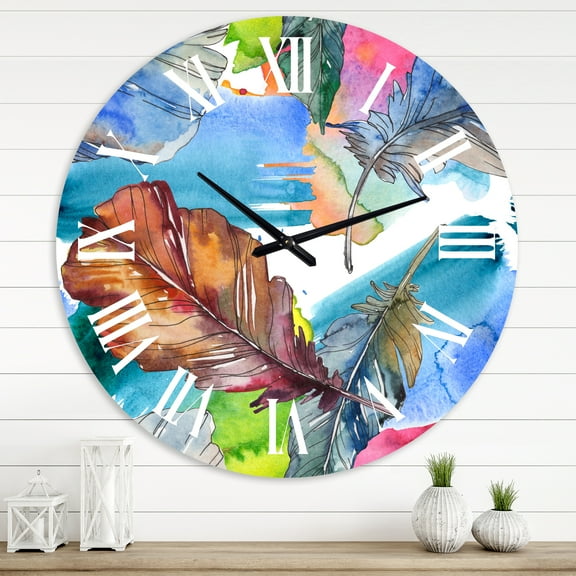 Designart 1 in Quartz Traditional Wall Clock