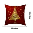 thumbnail image 3 of Nkmbld Christmas Decorations Throw Pillow Covers for Winter Xmas Decor, Christmas Velvet Pillow Cases for Sofa, Couch, Bed and Car, Red, 3 of 8
