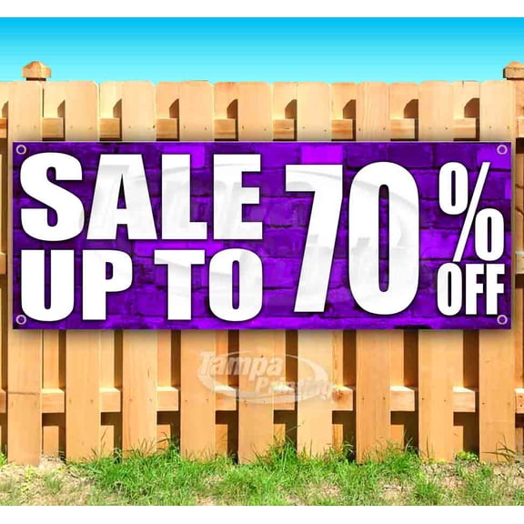 Sale Up To 70% Off 13 oz Vinyl Banner With Metal Grommets