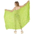 thumbnail image 6 of HAPPY BAY Women's Bikini Beach Wrap Swimwear Swim Cover up Bathing suit Summer Wraps Swimsuit Beachwear Sarong Coverups Skirts for Women One Size Fern, Tie Dye, 6 of 6