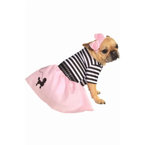 Pink Fifties Girl Pet Costume