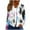 White#1, variant on cocolona Womens Zip Up Hoodie 2025 Fall Winter Long Sleeve Casual Hooded Sweatshirts Fashion Loose Print Jacket