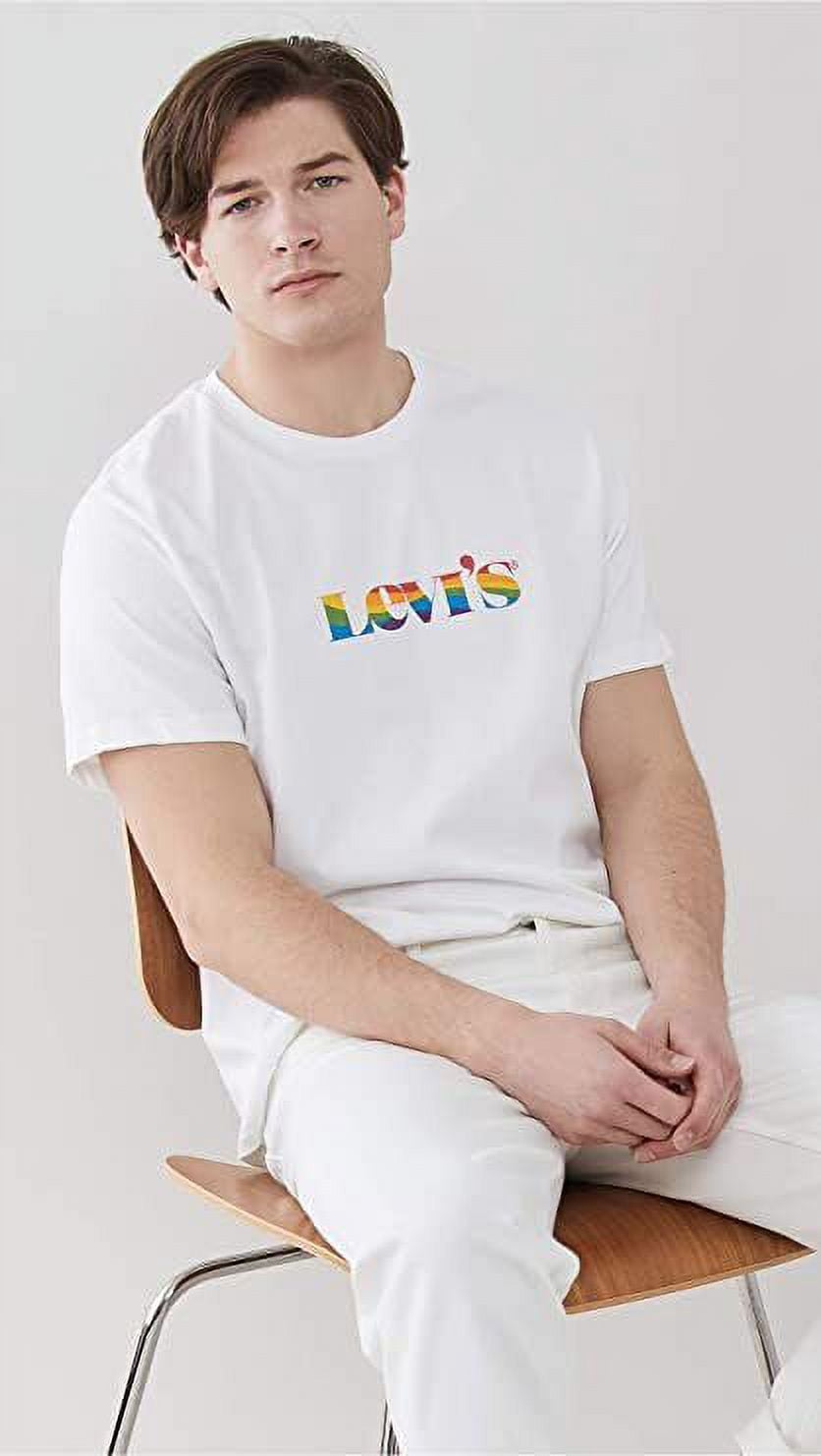 levis white mens t shirt
