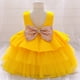 thumbnail image 5 of Vestido de bebé, vestido de novia con encaje calado, vestido lavado, vestido de princesa de algodón para niños, vestido, 5 of 6