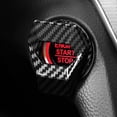 thumbnail image 2 of Almencla Auto Car Ignition Switch Protective Cover High Performance Easy Install Carbon Carbon Fiber Pattern, 2 of 8