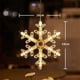 thumbnail image 4 of Luz LED de Navidad para decoración del hogar, lámpara colgante con ventosa de Papá Noel, copos de nieve, adornos para ventana, Año Nuevo, 2023, 4 of 4