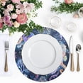 thumbnail image 4 of Ryvnso Seahorse and Jellyfish Round Plate Mats Dining Table Placemat Set of 4 for Holiday Decoration, 4 of 7