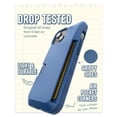 thumbnail image 3 of Smartish iPhone 15 Wallet Case - Wallet Slayer Vol. 1 [Slim + Protective] Credit Card Holder - Blues on the Green, 3 of 6
