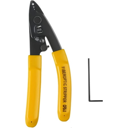 

CFS-3 Fiber Optic Stripper 3 Port Hole Fiber Optic Stripping Tool with 6 handle